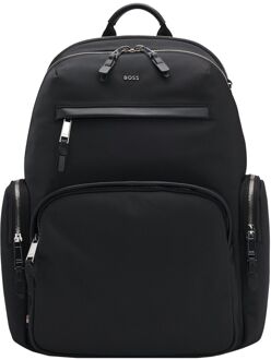 BOSS Highway Backpack black Zwart - H 43 x B 36,5 x D 14 cm