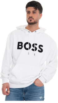 BOSS Hoodie Boss , White , Heren - 2Xl,Xl,L,M,S