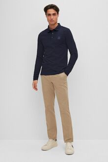 BOSS Hugo Boss LS Polo Passerby Navy Blauw