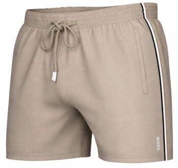 BOSS Iconic Swimshorts Beige,Groen,Bruin - Medium,Large,X-Large