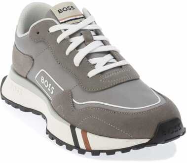 BOSS Jonah Run herentrainers in grijs - maat