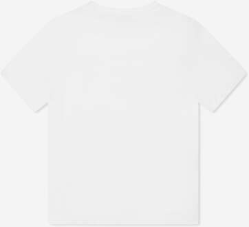 BOSS Jongens Logo T-shirt in Wit - maat 16J / 176cm