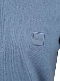 BOSS Kanobix Half Zip Trui Blauw - 3XL,XL