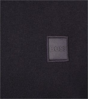 BOSS Kanobix Half Zip Trui Navy Donkerblauw - M