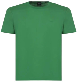 BOSS Katoenen T-Shirt Boss , Green , Heren - 2Xl,Xl,L