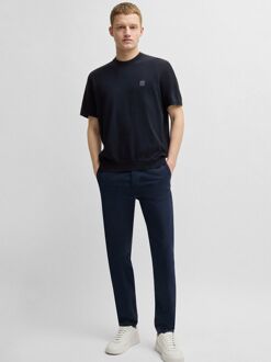 BOSS Knitted T-shirt Kanache Navy Donkerblauw - M,XL,XXL