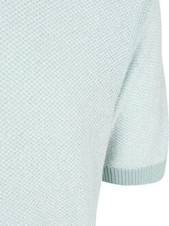 BOSS Knitted T-shirt Kantonio Aqua Turquoise - 3XL,L,M,XL,XXL