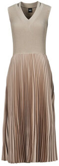 BOSS Lange Jurk BOSS Farara" Beige - M, L