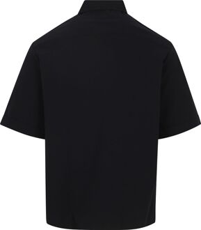 BOSS Lapoully Short Sleeve Overhemd Navy Donkerblauw - L,XL