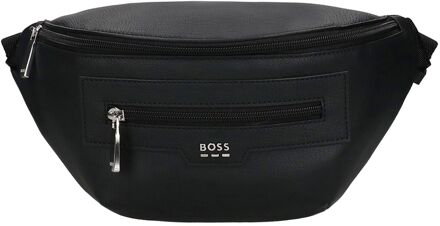 BOSS Lewys Bumbag black heuptas crossbody tas heren Zwart - H 16 x B 29 x D 11 cm
