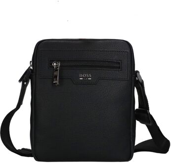 BOSS Lewys Crossbody Bag Zip black schoudertas heren Zwart - H 22 x B 18 x D 5 cm