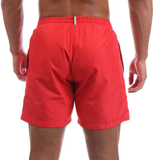 BOSS Mannen Logo Zwemshorts (Rood) - S