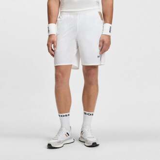 BOSS Match 9in Shorts Heren-Wit - XL