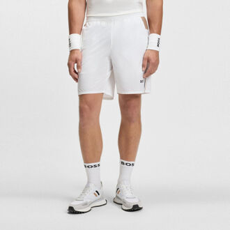 BOSS Match 9in Shorts Heren-Wit