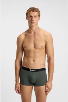 BOSS Men's Boss 3 Pack of Trunks in Stretch Cotton in Multi colour Veelkleurig - XL