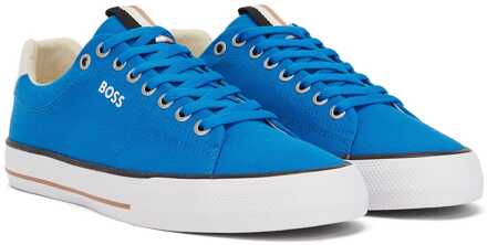 BOSS Men's Boss Aiden Tennis Trainers in Blue Blauw