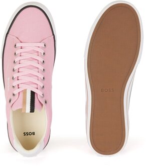 BOSS Men's Boss Aiden Tennis Trainers in Red Roze - EU 39/ UK 6