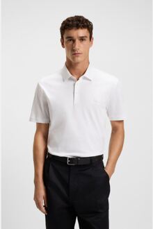 BOSS Men's Boss C-Parris Double Monogram Polo Shirt in Natural Naturel