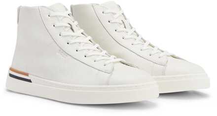 BOSS Men's Boss Clint Hi-Top Trainers in White Wit