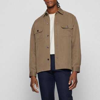 BOSS Men's Boss Crigan3 Chino Trousers in Dark Blue Blauw