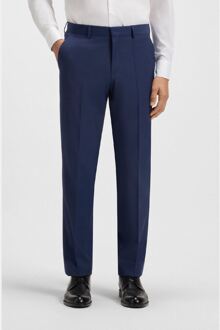 BOSS Men's Boss H-Genius-MM-C-224 Slim-Fit Trousers in Blue Blauw - 30W/30L