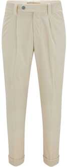 BOSS Men's Boss H-Perin Pleat Trousers in White Wit - 38W/32L