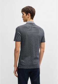 BOSS Men's Boss H-Pitton 145 Polo Shirt in Blue Blauw - L