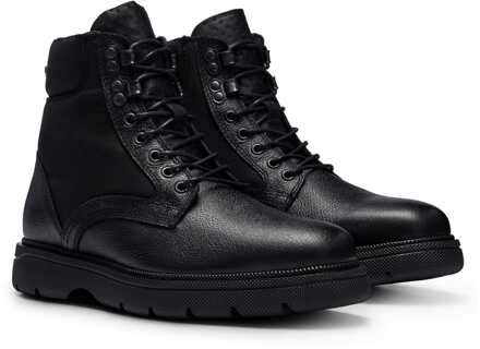 BOSS Men's Boss Jacob Half Boots in Black Zwart