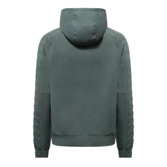 BOSS Men's Boss KN Mirror Zip-Up Hoodie in Green Groen - XL