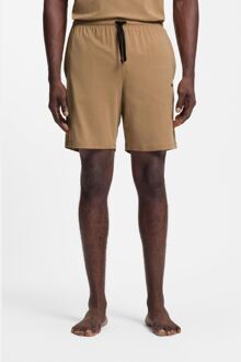BOSS Men's Boss Mix&Match Stretch Cotton Lounge Shorts in Beige - XL