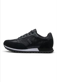 BOSS Men's Boss Parkour-L Running Inspired Trainers in Black Zwart - EU 48.5 / UK 13