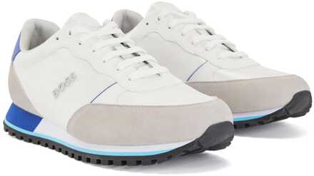 BOSS Men's Boss Parkour Running Trainers in White Wit - EU 39/ UK 6