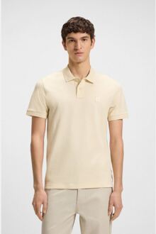 BOSS Men's Boss Passenger Slim Fit Polo Shirt in Yellow Geel - 5XL