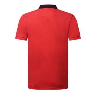 BOSS Men's Boss Paule Rib Polo Shirt in Red - maat Rood