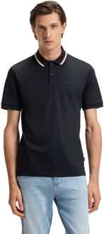 BOSS Men's Boss Penrose 38 Slim Fit Polo Shirt in Dark Blue Blauw - 2XL