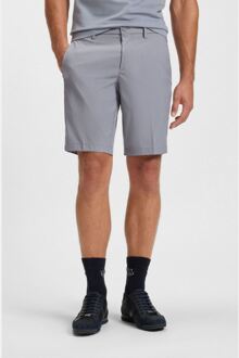 BOSS Men's Boss S Phoenix Pro Easy Iron Shorts in Grey Grijs - L
