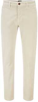 BOSS Men's Boss Schino Taber Trousers in White Wit