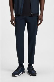 BOSS Men's Boss T Urbanex Cargolight Tapered-Fit Trousers in Dark Blue Blauw - 32W/32L