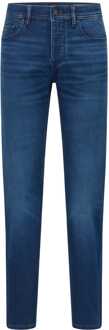 BOSS Men's Boss Taper Jeans in Blue Blauw