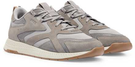 BOSS Men's Boss Titanium Running Trainers in Grey Grijs