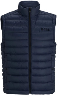 BOSS Mouwloos Gewatteerd Vest Boss , Blue , Heren - 2Xl,Xl,L,M