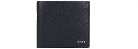 BOSS New Crosstown 4CC navy heren portemonnee Blauw