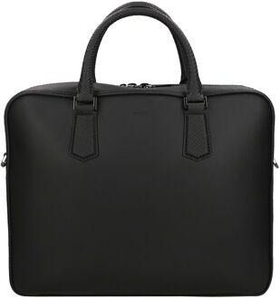 BOSS New Crosstown Doc M black heren aktetas Zwart - H 29 x B 39 x D 6 cm