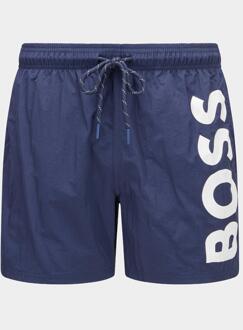 BOSS Octopus Zwemshort Heren donker blauw - wit - L