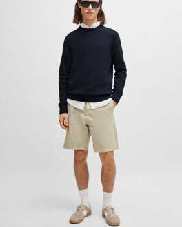 Boss Orange Asac C Heren Crew Neck Trui Donkerblauw - L