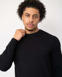 Boss Orange Asac C Heren Crew Neck Trui Zwart - 2XL