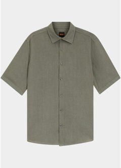 Boss Orange Casual hemd korte mouw rash 2 m 10267858 01 50537382/076 Grijs - XXL