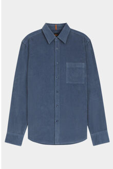 Boss Orange Casual hemd lange mouw relegant 6 m 10260285 02 50548976/495 Blauw