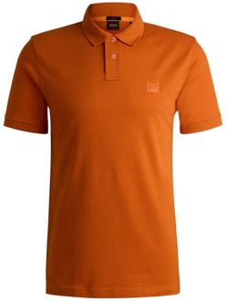 Boss Orange Casual Polo Shirt Passenger Collection Boss Orange , Orange , Heren - 2Xl,Xl,L,S,3Xl