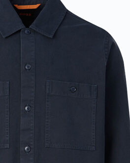 Boss Orange Casual shirt long sleeve Blauw